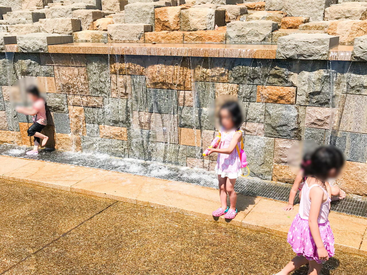 神明公園　水遊び