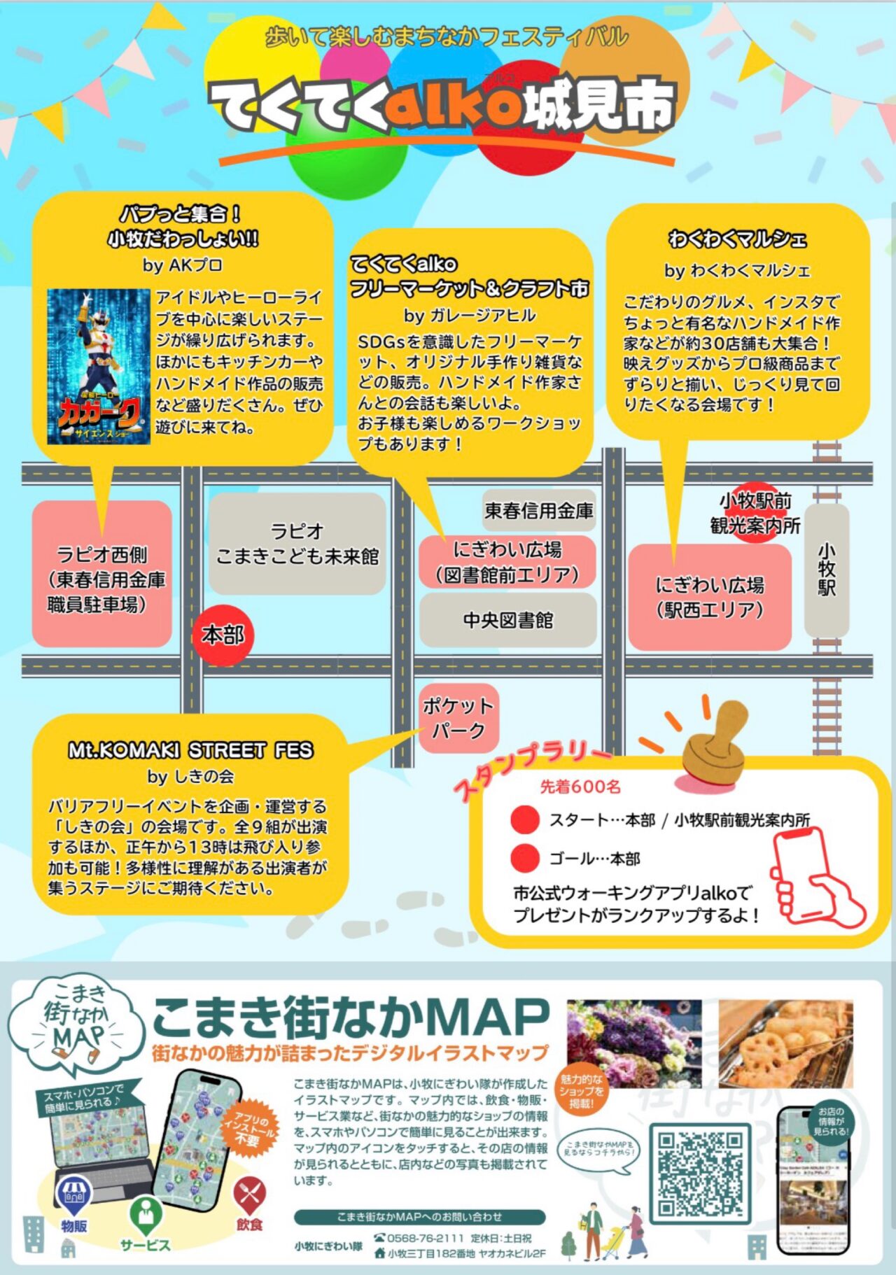 てくてくalko城見市